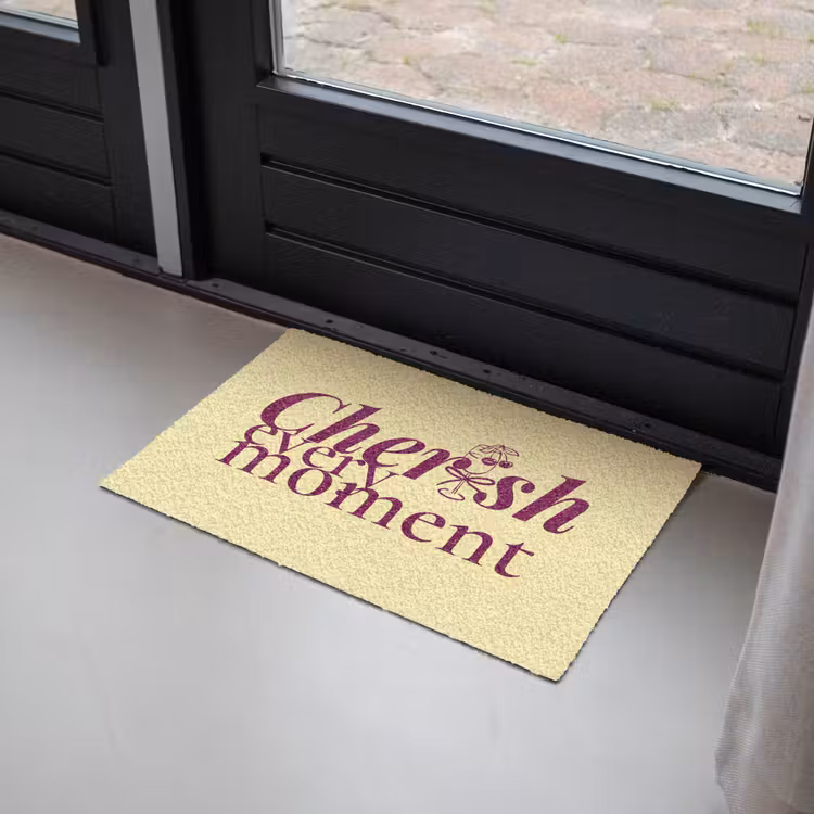 Cherish every moment - Cocktailglas - Geel Deurmat klein -sfeer2