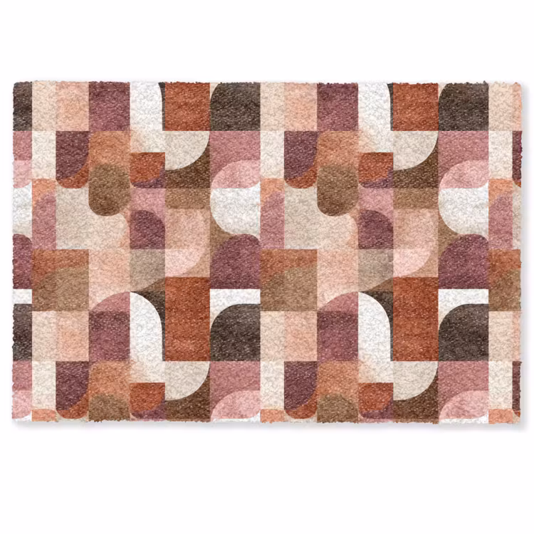 Geometrie - Modern - Retro Deurmat klein 898 -zkaufland3d