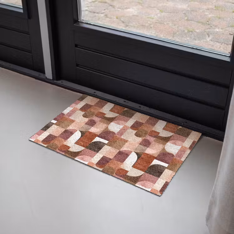 Geometrie - Modern - Retro Deurmat klein 898 -sfeer2