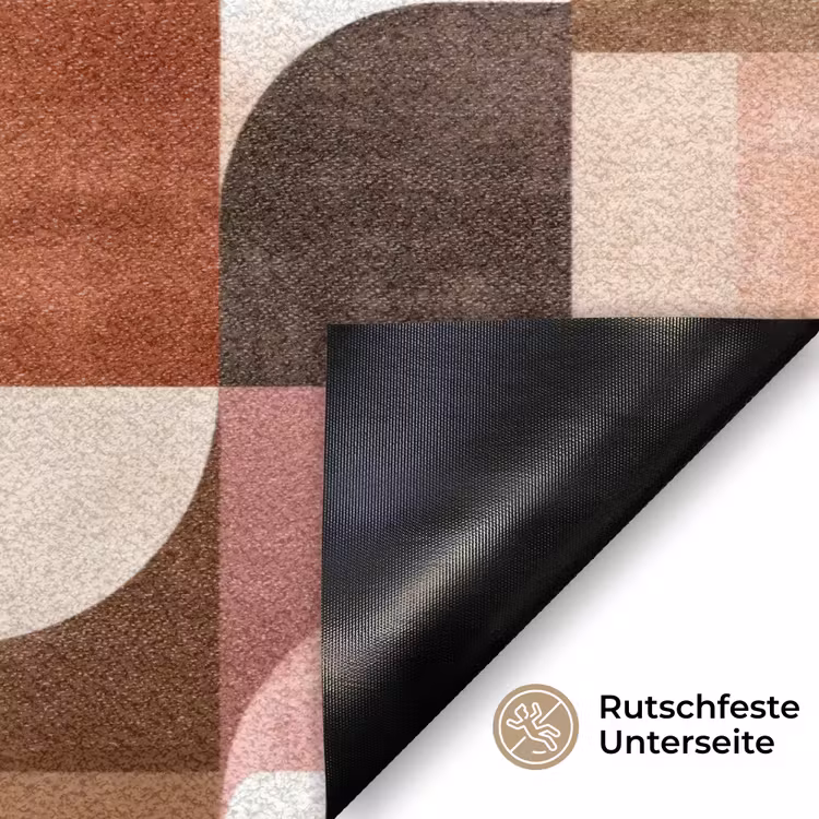 Geometrie - Modern - Retro Deurmat klein 898 -antislip_DE