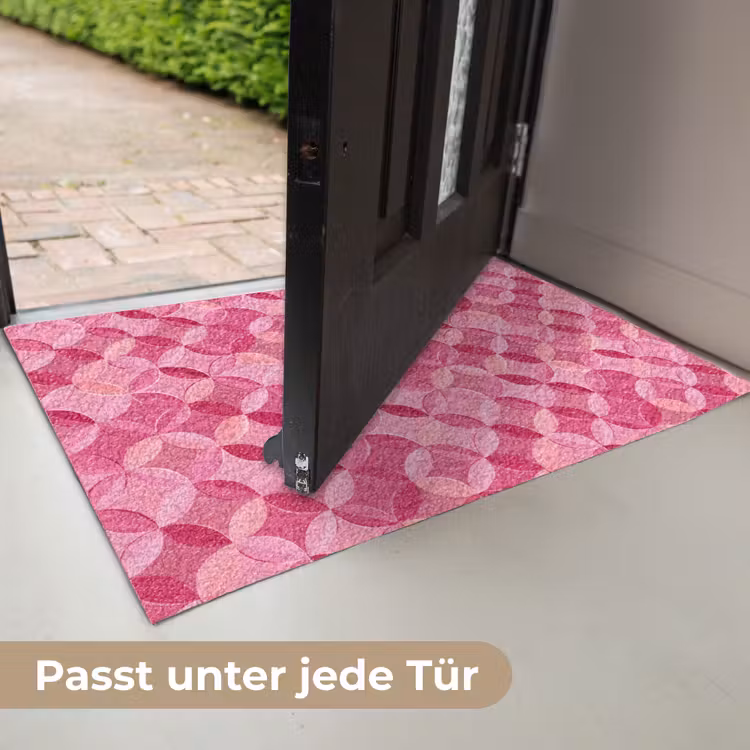 Geometrisch - Mozaïek - Modern - Roze Deurmat klein 898 -USP_DE