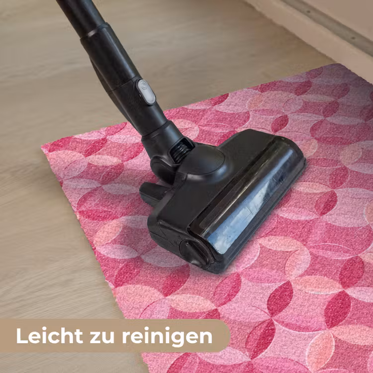 Geometrisch - Mozaïek - Modern - Roze Deurmat klein 898 -reinigen_DE