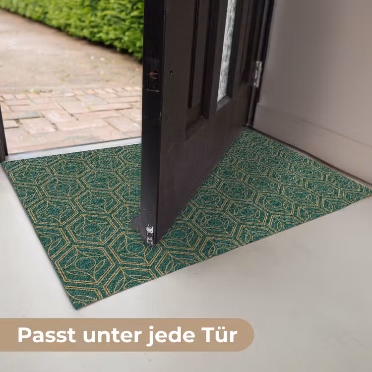 Geometrisch - Patroon - Groen Deurmat klein 898 -USP_DE