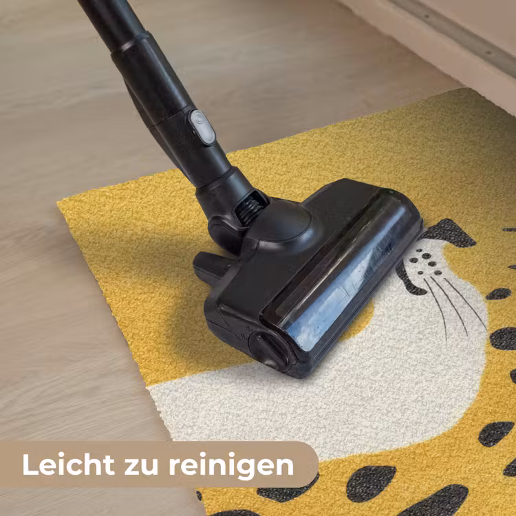 Cheetah - Illustratie - Geel Deurmat klein -reinigen_DE