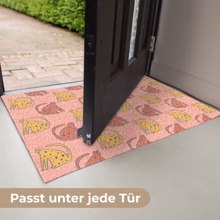 Gestipt - Katten - Zalmroze Deurmat klein 898 -USP_DE