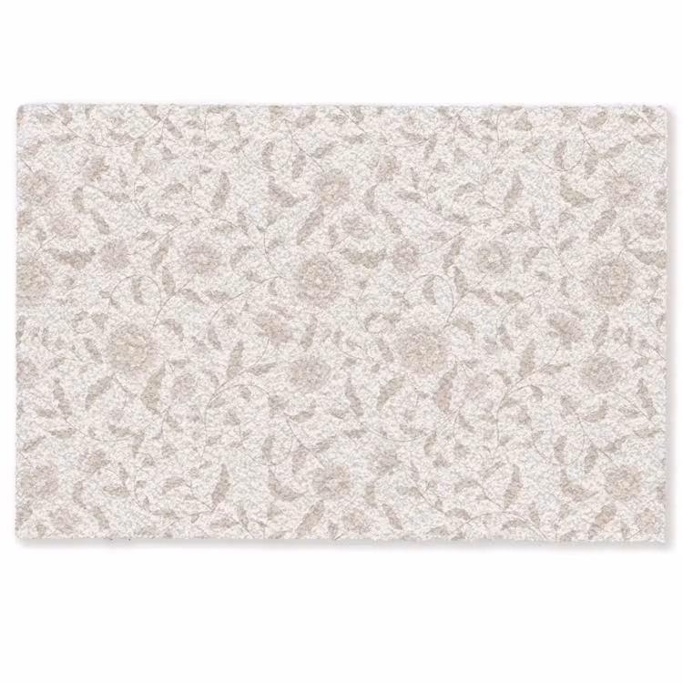 Sierlijk - Bloemen - Beige Deurmat klein 898 -zkaufland3d