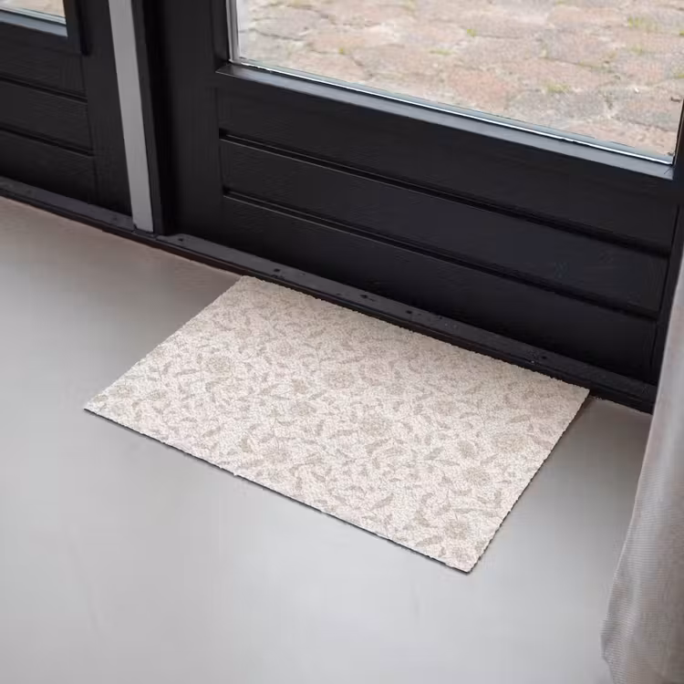 Sierlijk - Bloemen - Beige Deurmat klein 898 -sfeer2