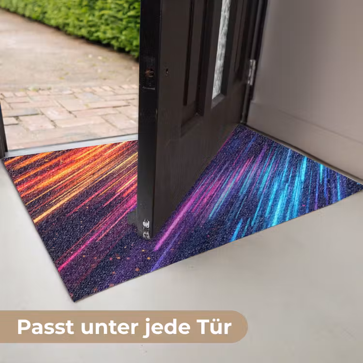 Snelheid - Kosmos - Kleurrijk Deurmat klein -USP_DE