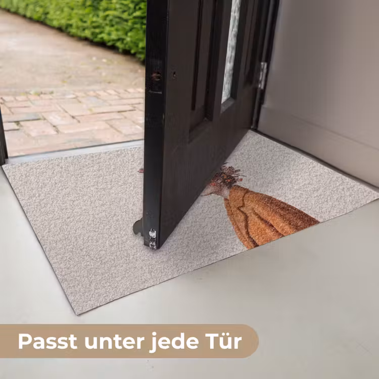 Gezicht - Boeket - Kleurrijk Deurmat klein -USP_DE