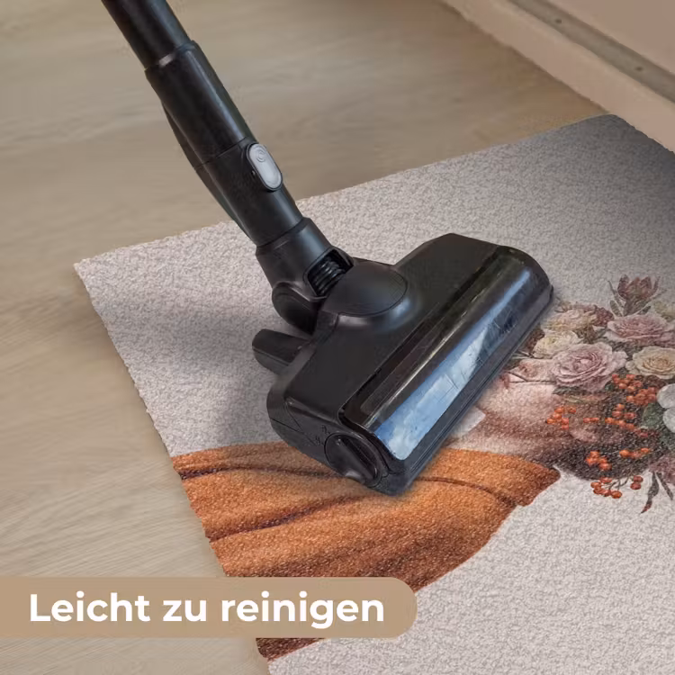 Gezicht - Boeket - Kleurrijk Deurmat klein -reinigen_DE