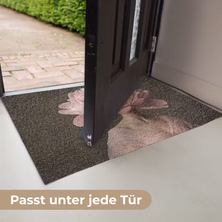 Gezicht - Roos - Roze Deurmat klein -USP_DE