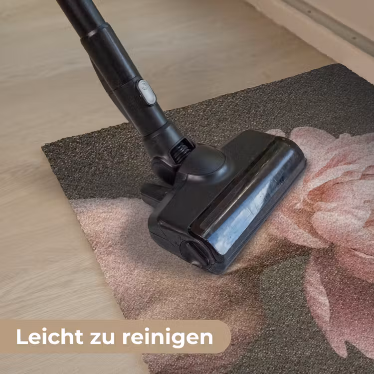 Gezicht - Roos - Roze Deurmat klein -reinigen_DE