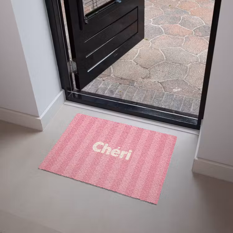 Gestreept - Roze - Chéri Deurmat klein -sfeer5