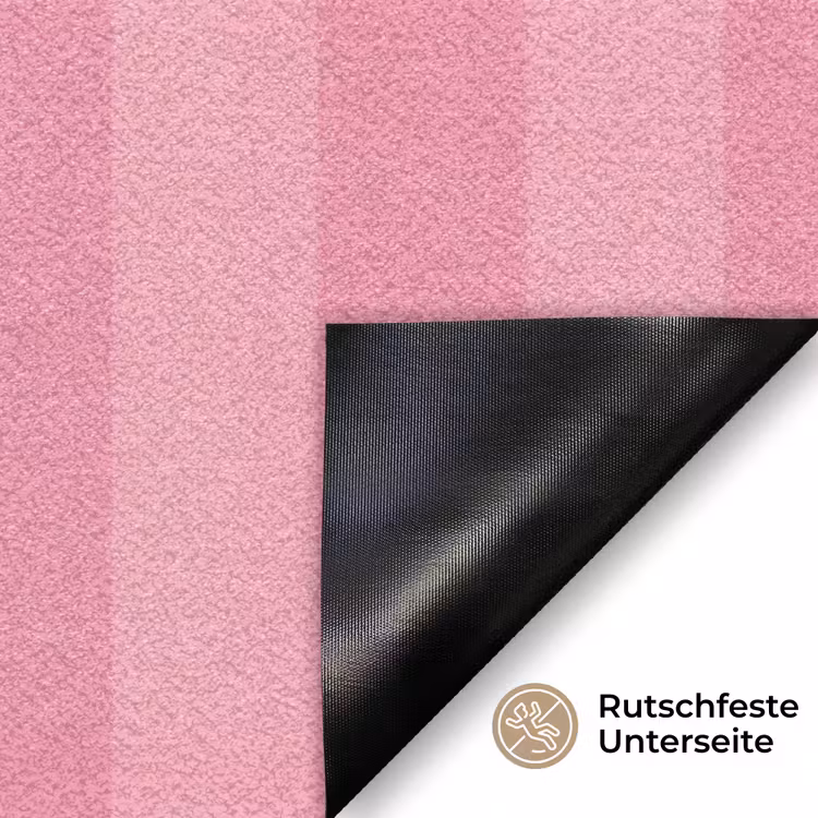 Gestreept - Roze - Chéri Deurmat klein -antislip_DE