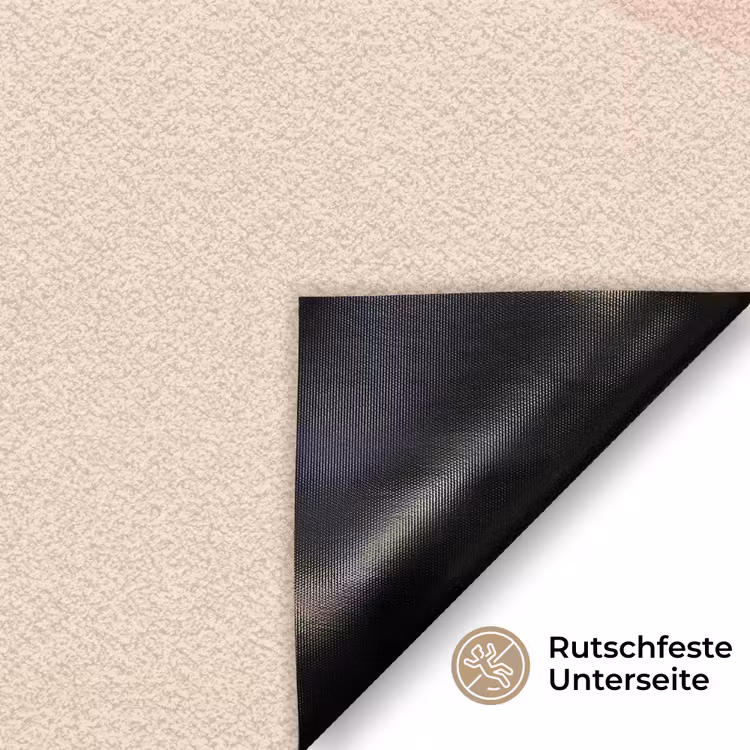 Golvende vormen - Abstract - pastel Deurmat klein -antislip_DE