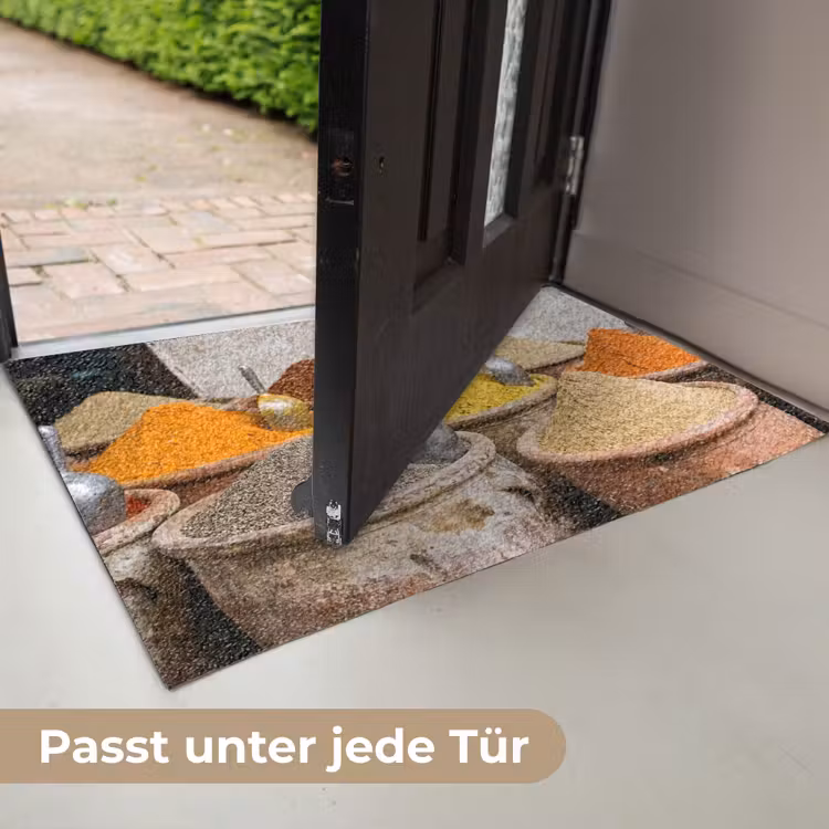 Fußmatte - Gewürze – Gläser – Orientalisch - Kruiden - Potten - Oosters Deurmat klein
