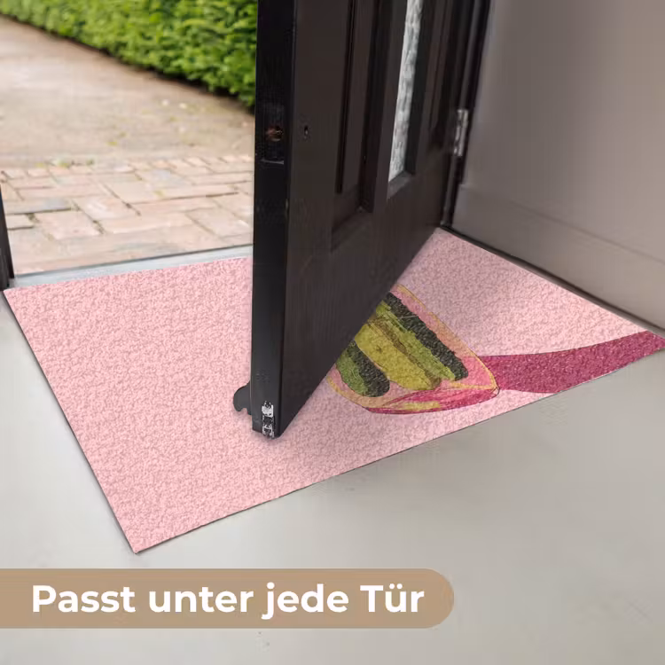 Augurken - Pot - Schaduw - Roze Deurmat klein -USP_DE