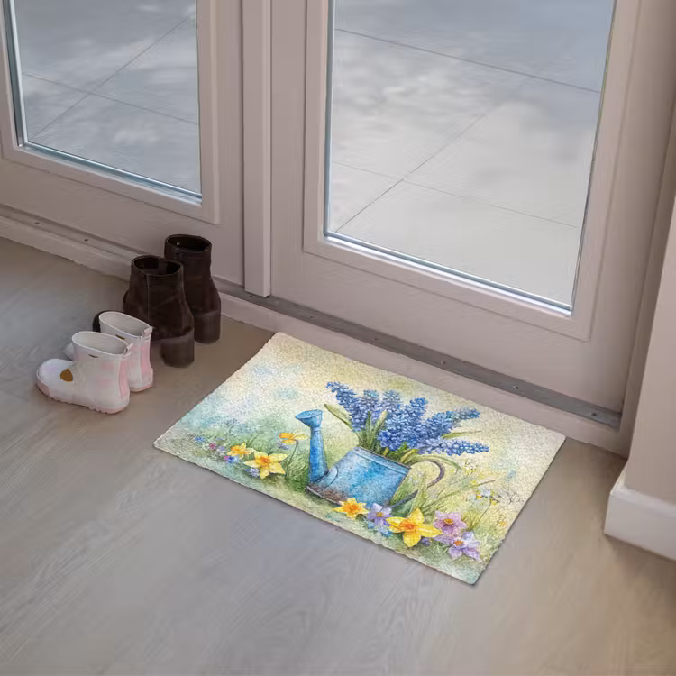 Gieter - Lavendel - Bloesems Deurmat klein -sfeer3