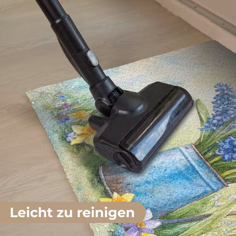 Gieter - Lavendel - Bloesems Deurmat klein -reinigen_DE