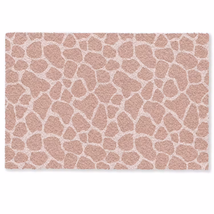 Giraffe - Lichtroze - Warm - Roze Deurmat klein 898 -zkaufland3d
