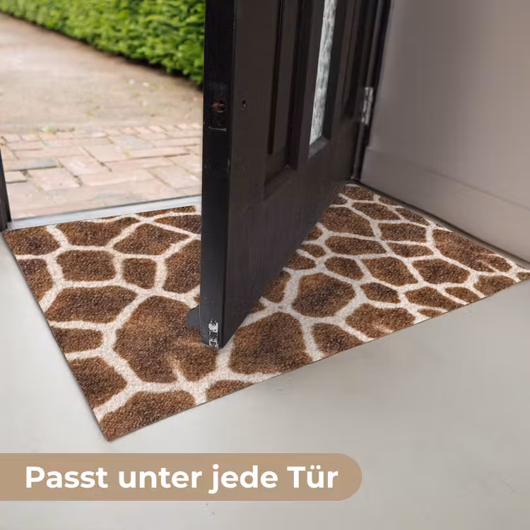 Giraf - Vacht - Klassiek - Bruin Deurmat klein -USP_DE