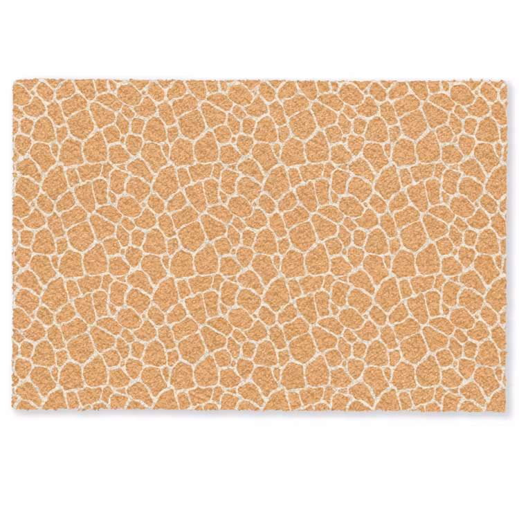 Giraf - Oranje - Patroon Deurmat klein 898 -zkaufland3d