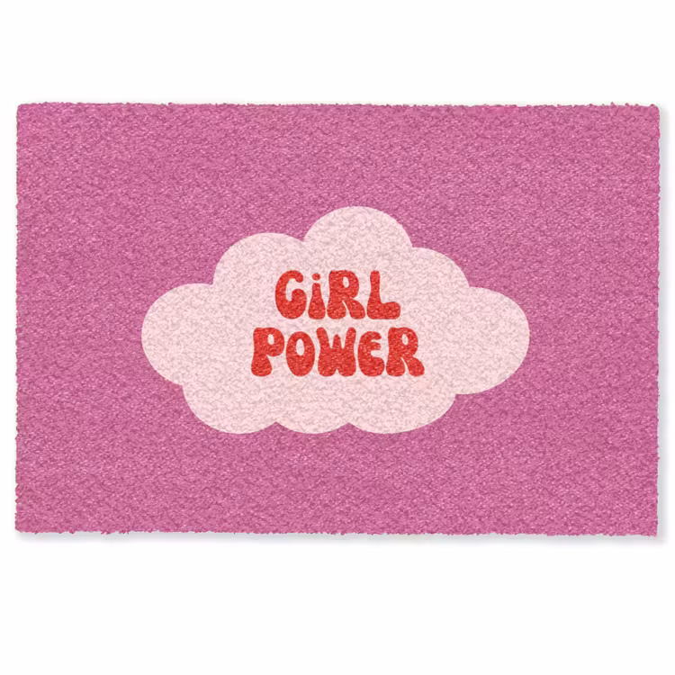 Girl power - Wolk - Roze Deurmat klein -zkaufland3d