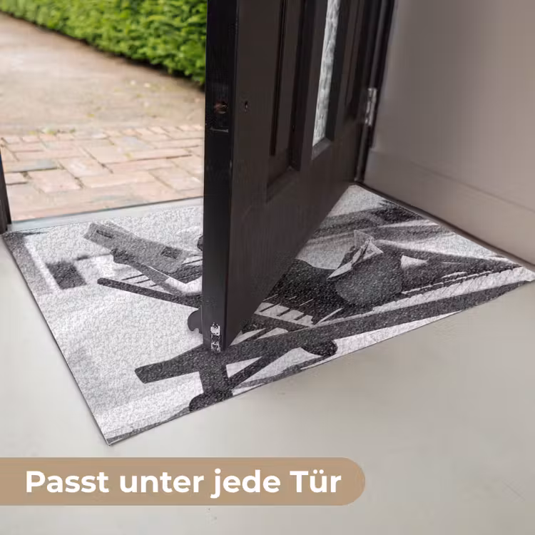Glamour - Modern - Zwart - Wit Deurmat klein -USP_DE