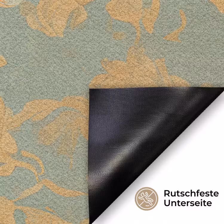Goudvissen - Oranje - Vrouw - Blond Deurmat klein -antislip_DE