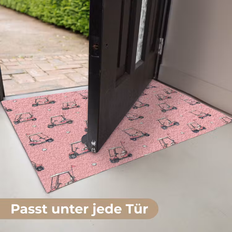 Golfkar - Retro - Roze Deurmat klein 898 -USP_DE