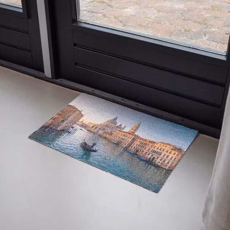 Fußmatte - Gondel – Venedig – Kanal – Stadtansicht – Abendlicht - Gondel - Venetië - Kanaal - Stadsgezicht - Avondlicht Deurmat klein