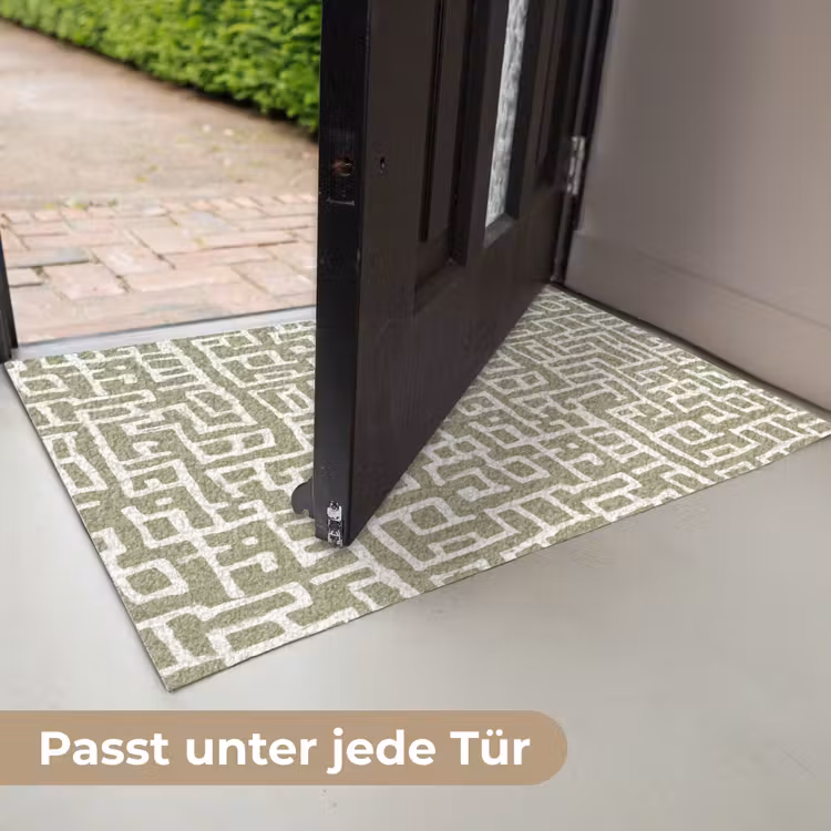 Grafisch - Patroon - Groen Deurmat klein 898 -USP_DE