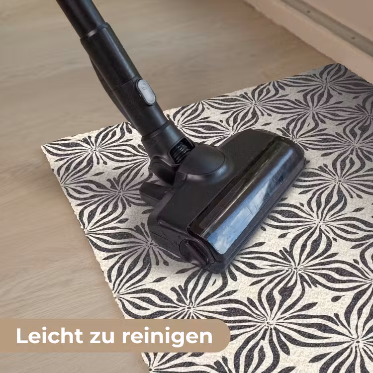Grafisch - Patroon - Zwart Deurmat klein 898 -reinigen_DE