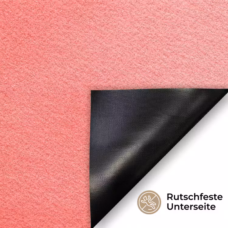 Grapefruit - Roze - Levendig Deurmat klein -antislip_DE