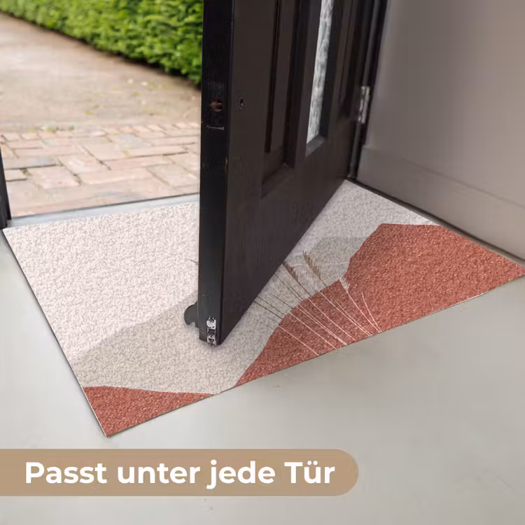 Gras - Landschap - Natuur - Abstract - Beige Deurmat klein -USP_DE