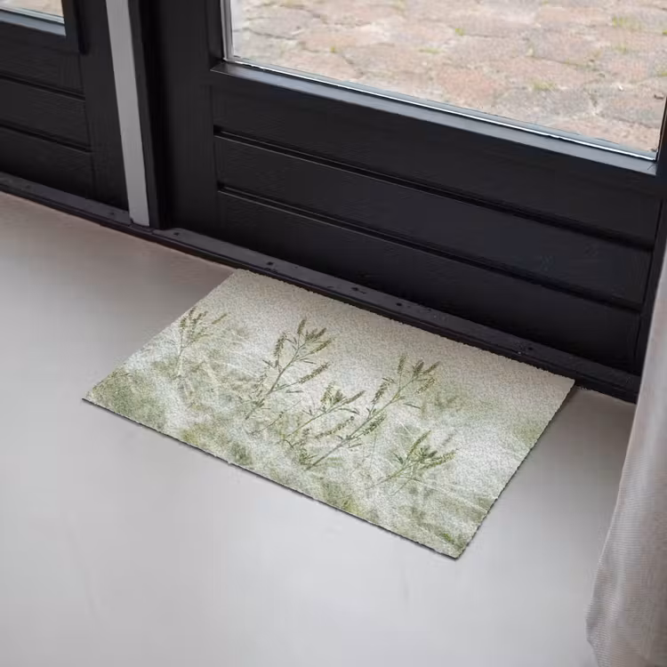 Grassen - Minimalistisch - Groen Deurmat klein -sfeer2