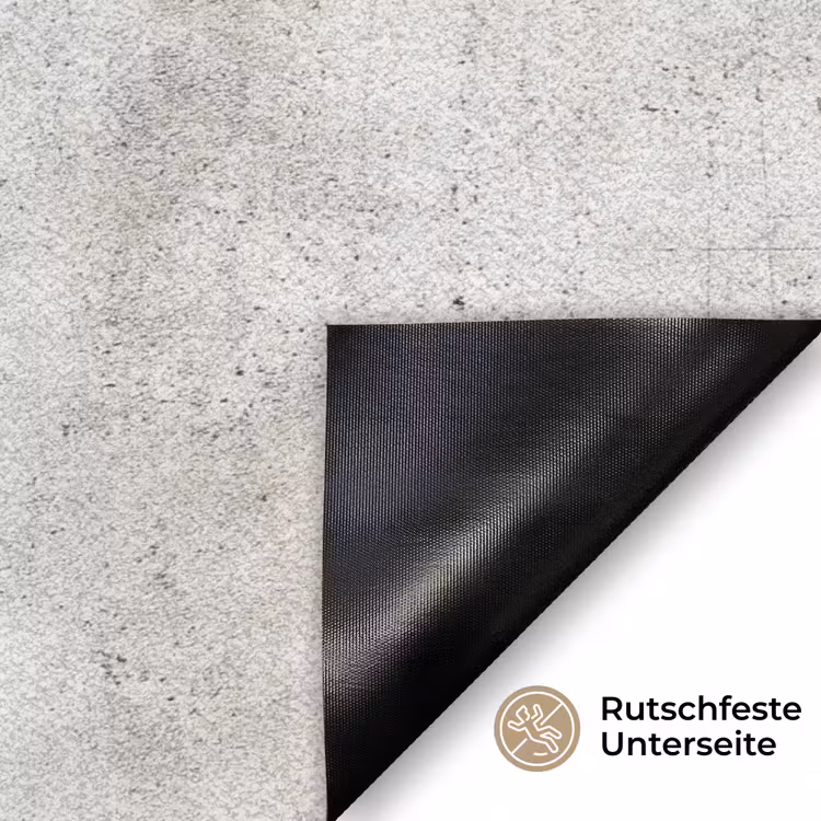 Grijs - Beton - Verweerd Deurmat klein 898 -antislip_DE
