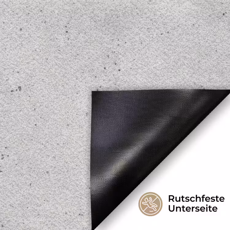 Grijs - Beton - Neutraal Deurmat klein 898 -antislip_DE