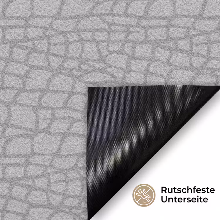 Grijs - Reptiel - Dier - Patroon Deurmat klein 898 -antislip_DE