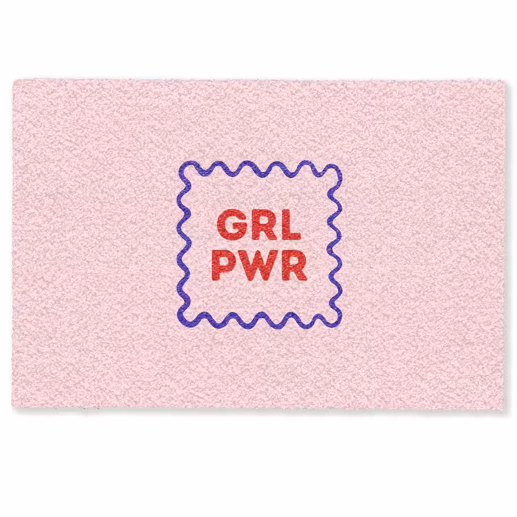 Grl pwr - Roze - Kader Deurmat klein -zkaufland3d