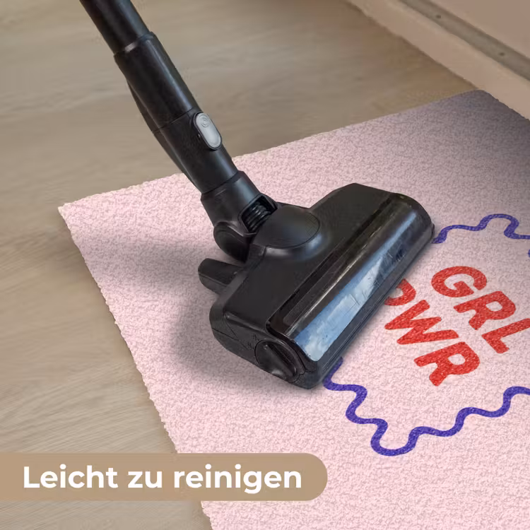 Grl pwr - Roze - Kader Deurmat klein -reinigen_DE