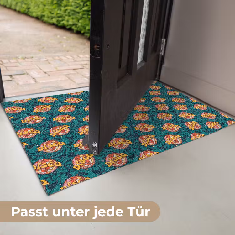 Groen - Disco - Patroon Deurmat klein 898 -USP_DE