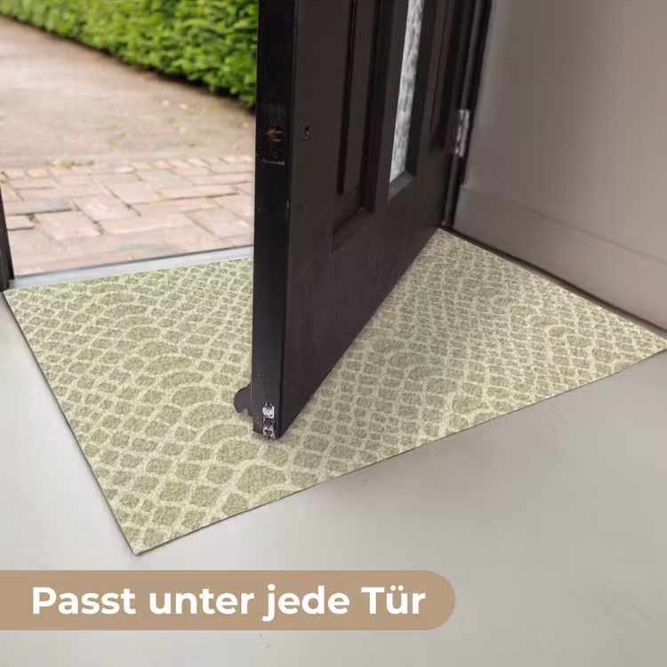 Groen - Patroon - Schubben Deurmat klein 898 -USP_DE