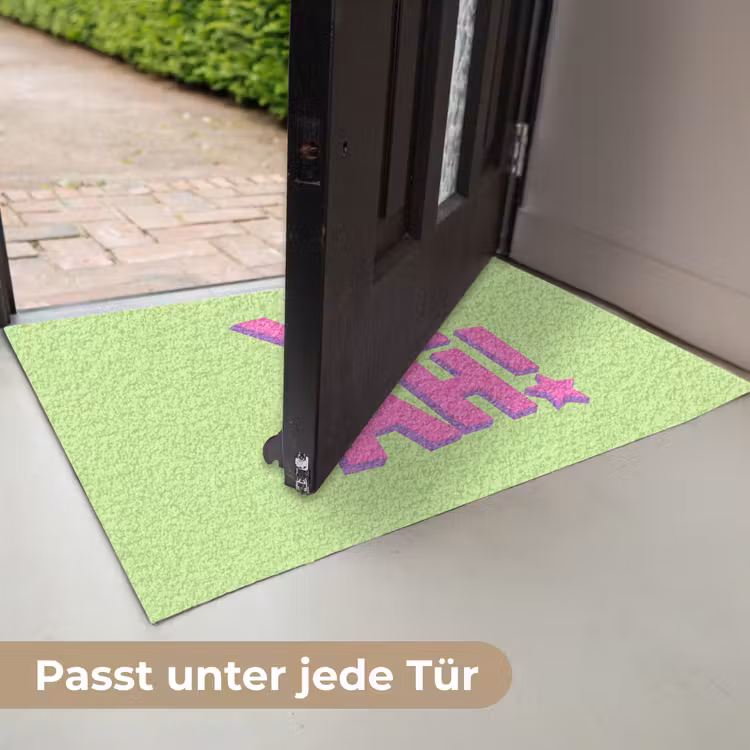 Groen - Neon - Quote Deurmat klein -USP_DE