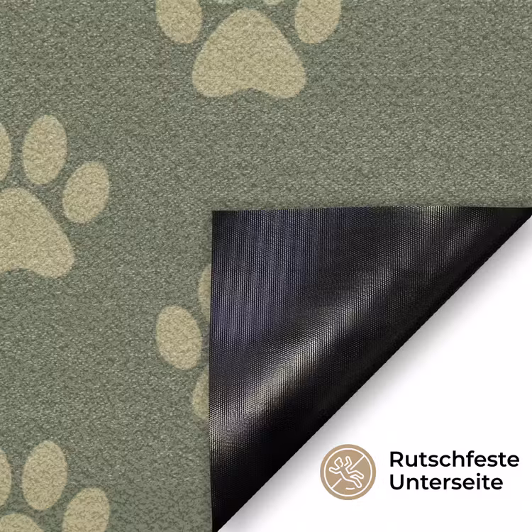 Green - Animal - Quote Deurmat klein -antislip_DE