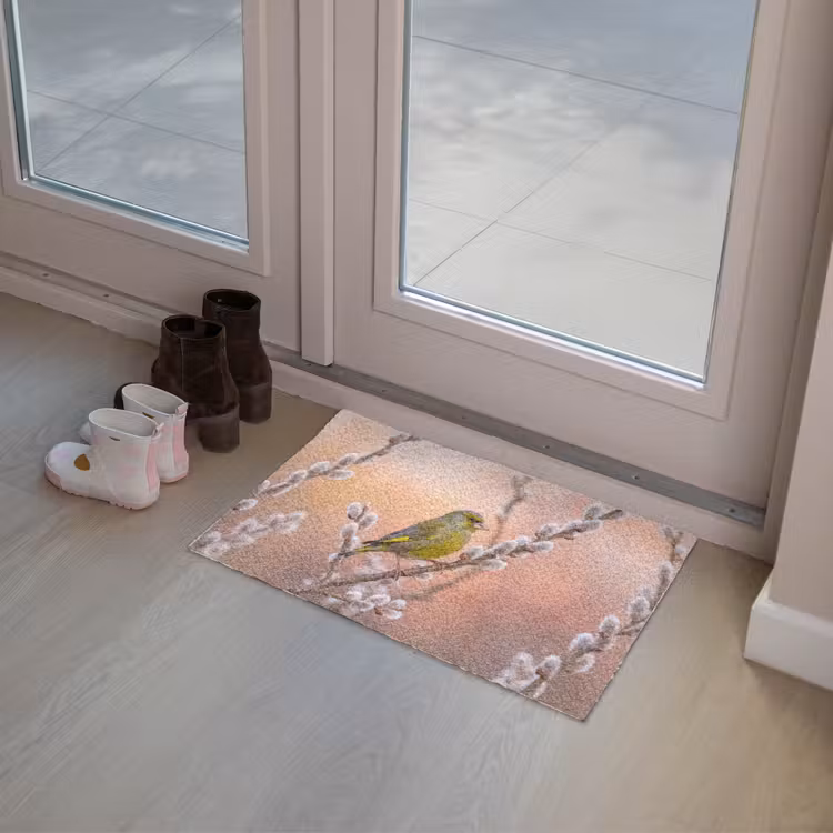 Groenling - Katjes - Lente - Natuur - Zacht Deurmat klein -sfeer3