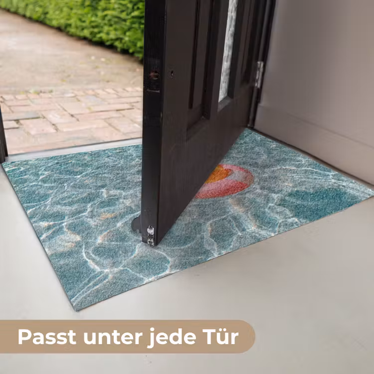 Badeend - Zwemband - Geel Deurmat klein -USP_DE