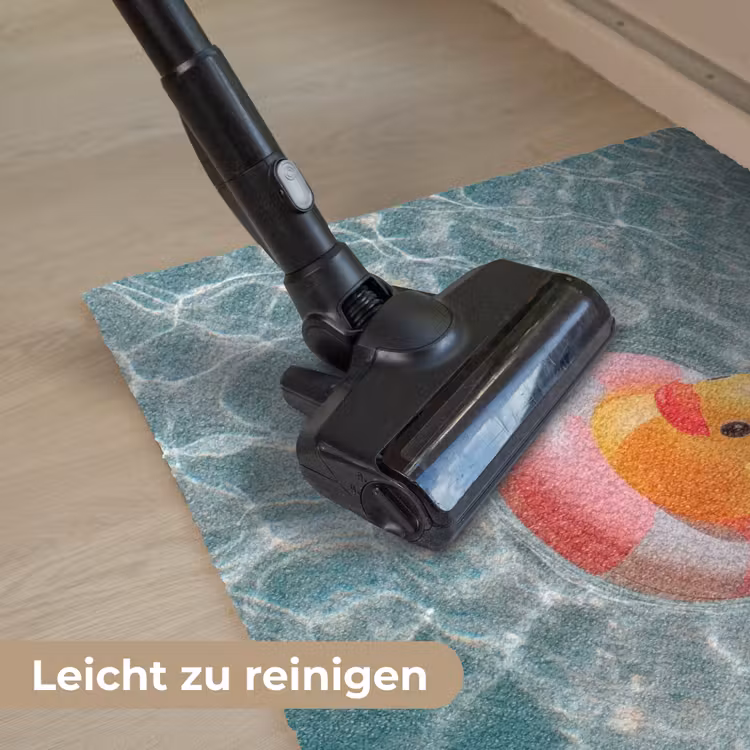 Badeend - Zwemband - Geel Deurmat klein -reinigen_DE