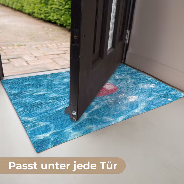 Badeend - Dobberend - Roze Deurmat klein -USP_DE