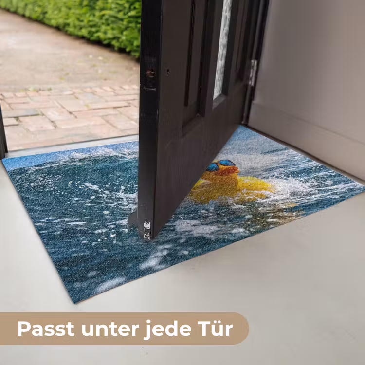 Badeend - Stoer - Golven Deurmat klein -USP_DE